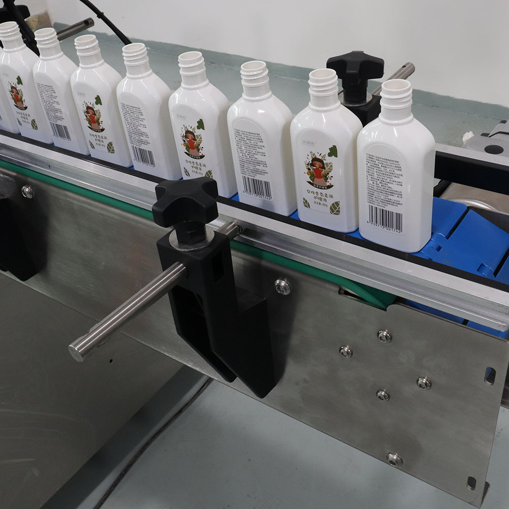 Máquina automática de etiquetado de botellas / cajas de dos lados